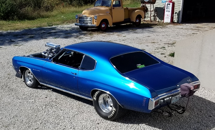 blown chevy chevelle build