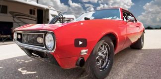 twin turbo gen 1 camaro drag racing