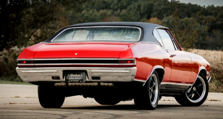 bright red 1968 chevy chevelle super sport