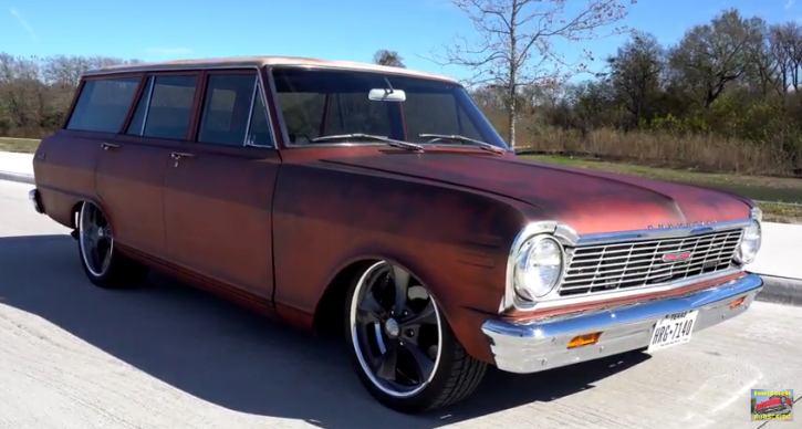 1965 chevy II nova patina wagon