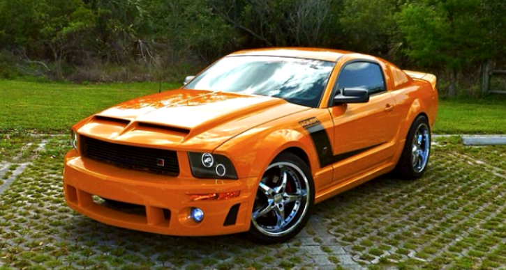 grabber orange roush mustang video