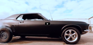 1969 mustang 302 burnout