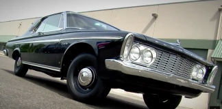 black 1963 plymouth sport fury drag racer