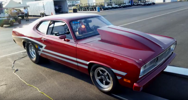 plymouth duster drag racing