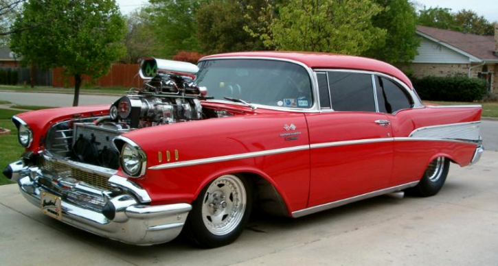 stan shaw built 1957 chevy hot rod