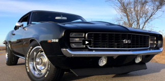 black 1969 camaro 396 5 speed