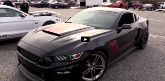 roush stage 3 mustang drag racing