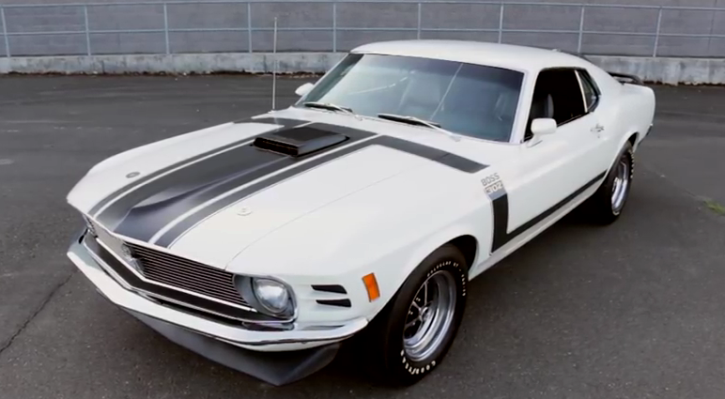 restored 1970 mustang boss 302