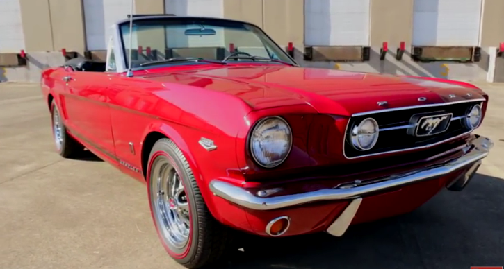 convertible 1966 ford mustang k-code