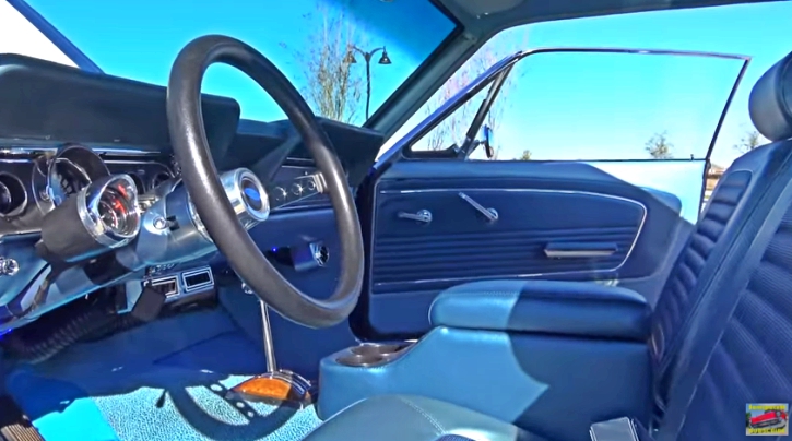 sapphire blue 1966 mustang 302 automatic