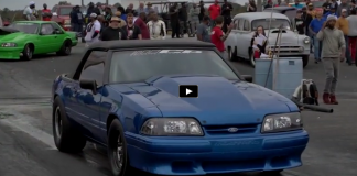 nitrous fox body mustang drag racing