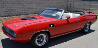 restored 1970 plymouth hemi cuda convertible