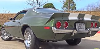 split bumper chevrolet camaro rs survivor
