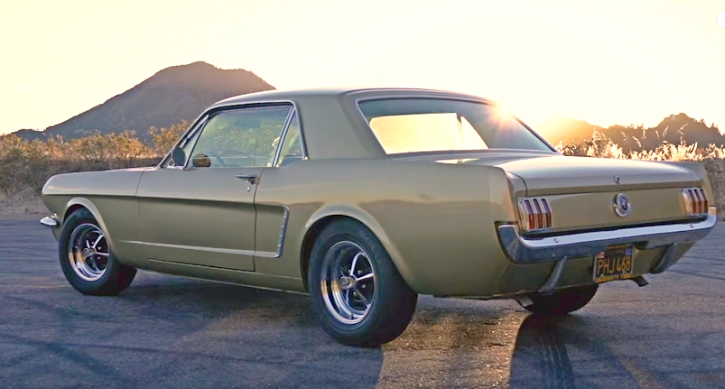 honey gold 1965 ford mustang