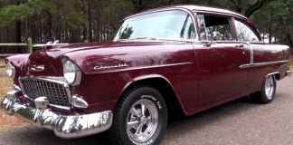1955 chevy post hot rod 350 four speed