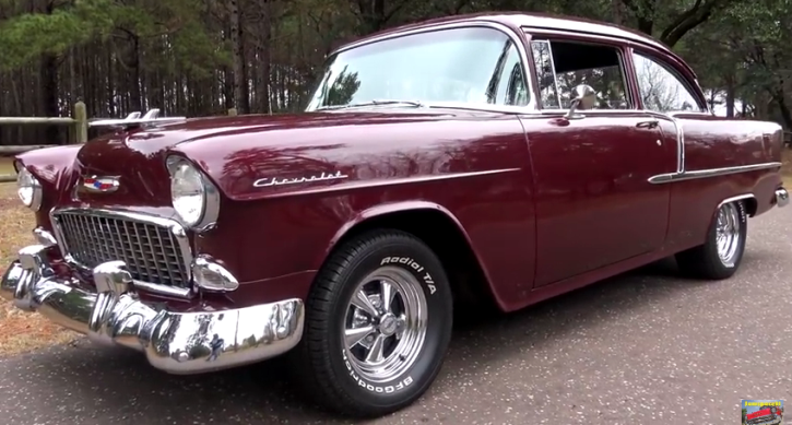 1955 chevy post hot rod 350 four speed