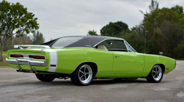 sublime green 1970 dodge charger 528 hemi