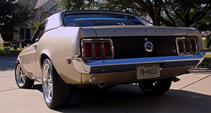the hoss ford mustang
