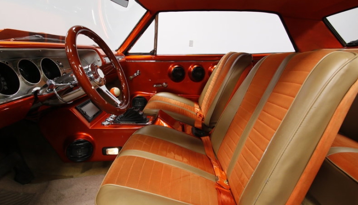burnt orange 1965 chevrolet chevelle 350 automatic