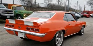 hugger orange 1969 camaro build