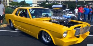 1966 ford mustang pro street