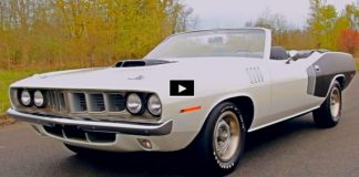 white plymouth hemi cuda convertible