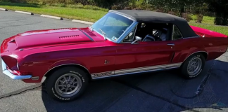 original 1968 shelby gt500kr convertible