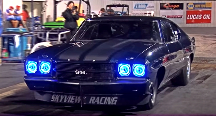 turbo ls chevy chevelle drag racing