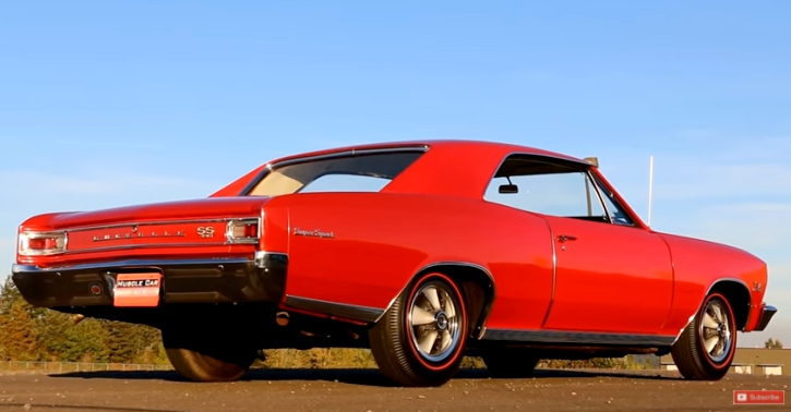 red 1966 chevy chevelle ss 396 4 speed