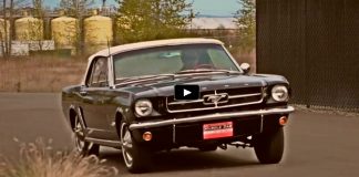 black 1965 mustang convertible 4 speed