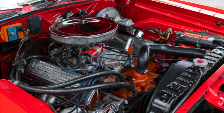 red 1973 plymouth cuda restored