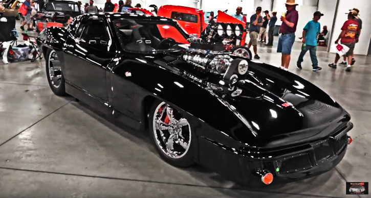 real split window corvette pro street build