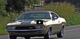 1972 dodge challenger 340 four barrel up close