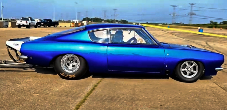 twin turbo 1969 plymouth cuda drag racing