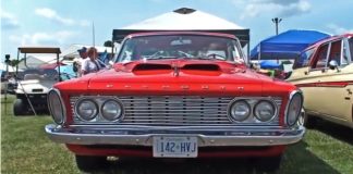 red on red 1963 plymouth sport fury