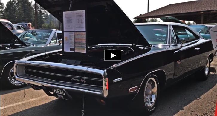 black 1970 dodge charger r/t time capsule