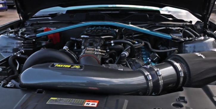 paxton supercharged mustang gt dyno video