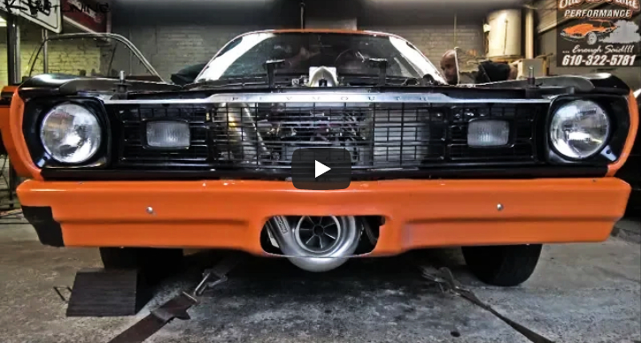 plymouth duster small block dyno video