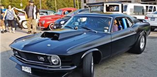 black 1970 ford mustang built cobra jet v8