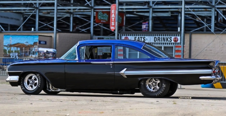 9 second chevy biscayne street car