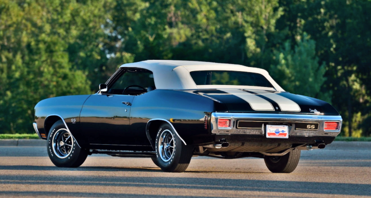 black on black 1970 chevy chevelle ls6 454