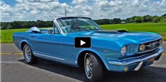 1966 ford mustang convertible parade car