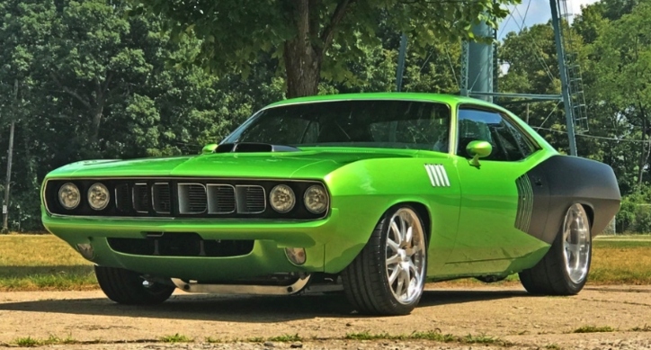 1971 plymouth cuda 540 hemi build