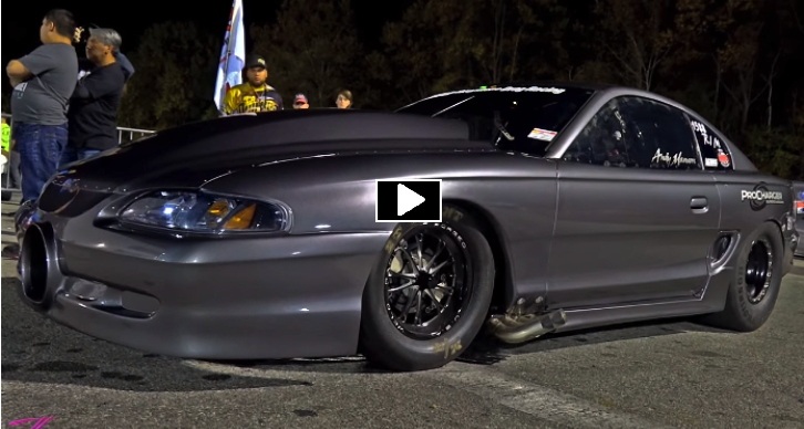 andy manson 1996 mustang drag raciing