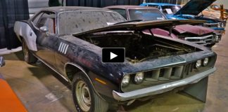 barn find 1971 plymouth cuda rare