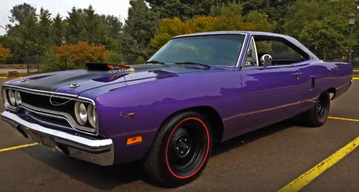 1969 roadrunner purple