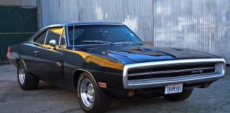 black 1970 dodge charger r/t se