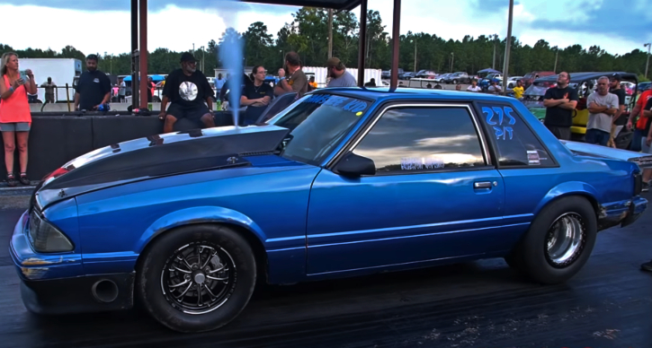 tennessee kid fox body mustang drag racing