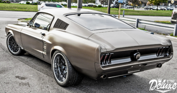 detroit deluxe mustang fastback build