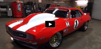 procharged 1969 chevy camaro big red
